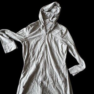 Swim gray cotton coverup women's size m